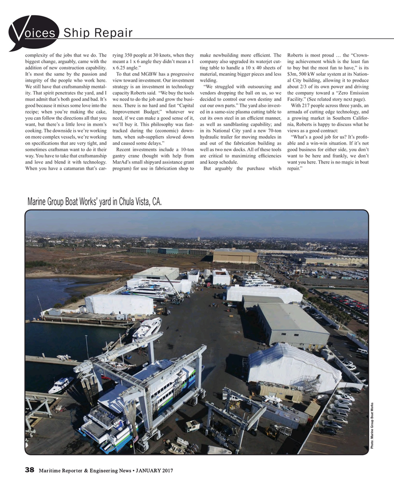 Maritime Reporter Magazine, page 38,  Jan 2017