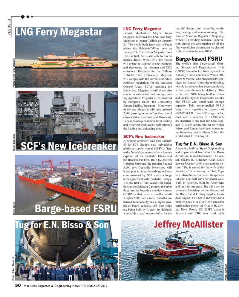 Maritime Reporter Magazine, page 50,  Feb 2017