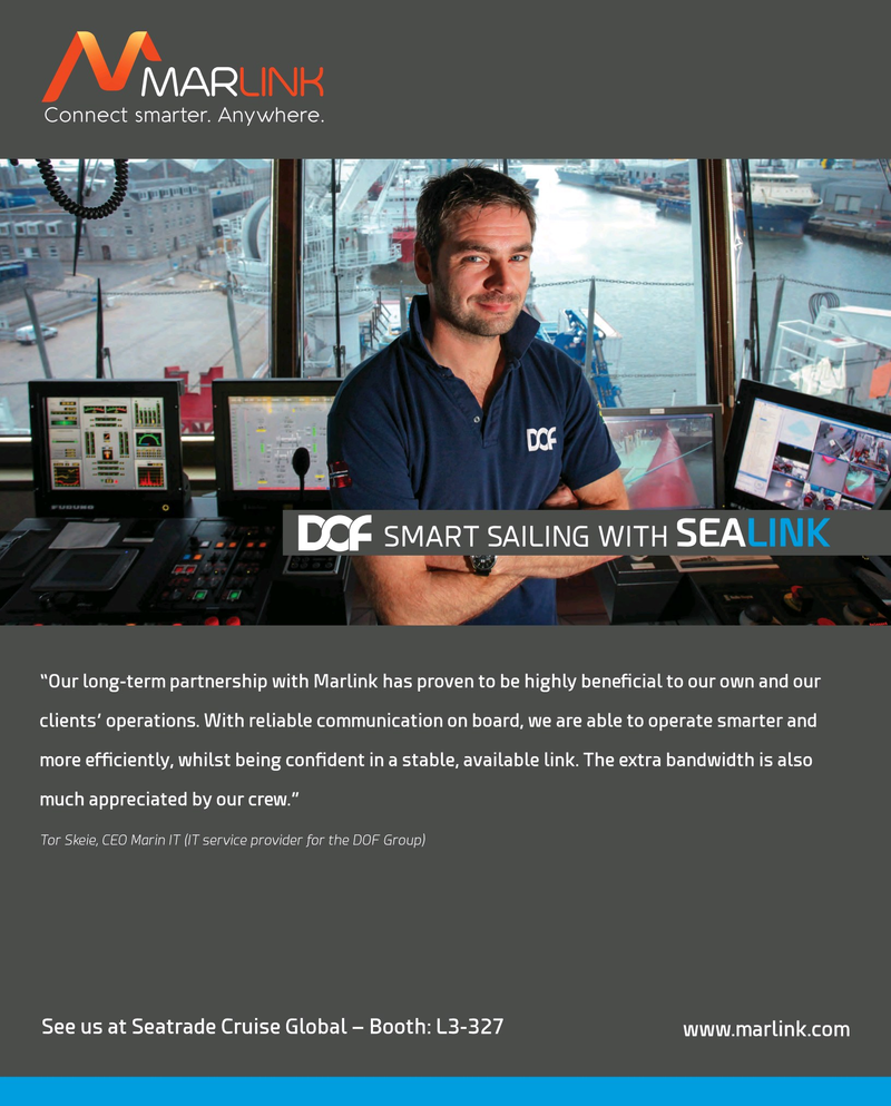 Maritime Reporter Magazine, page 3rd Cover,  Feb 2017