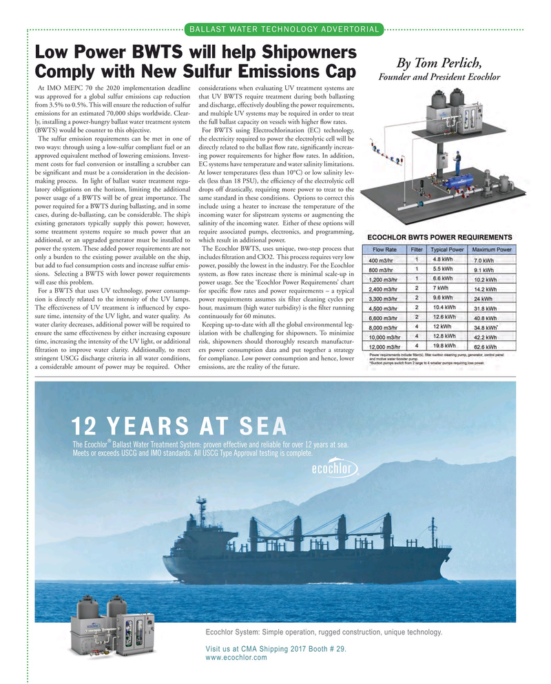 Maritime Reporter Magazine, page 63,  Mar 2017