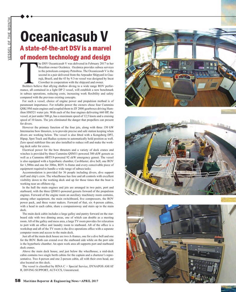 Maritime Reporter Magazine, page 58,  Apr 2017