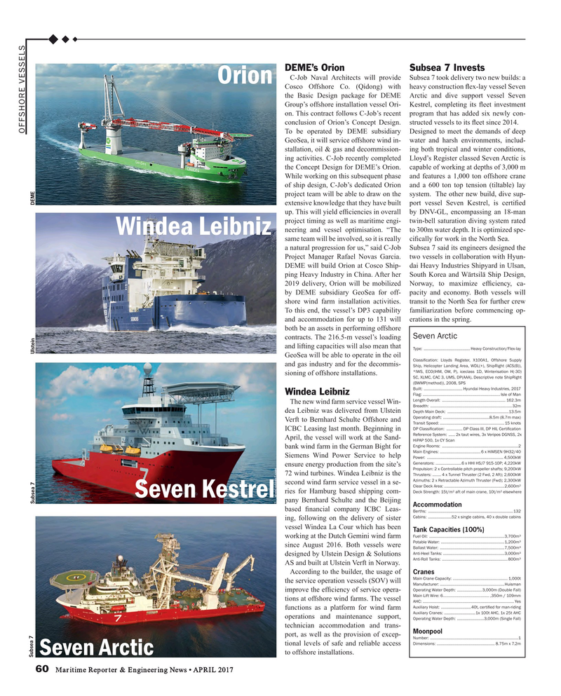 Maritime Reporter Magazine, page 60,  Apr 2017
