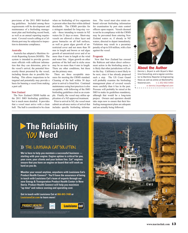 Maritime Reporter Magazine, page 13,  May 2017