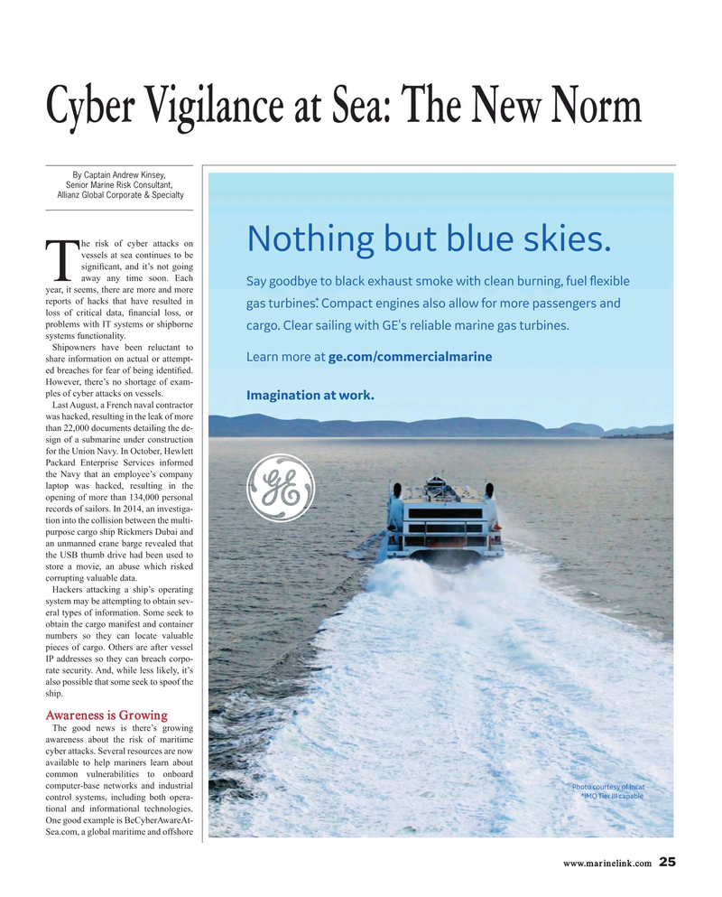 Maritime Reporter Magazine, page 25,  May 2017