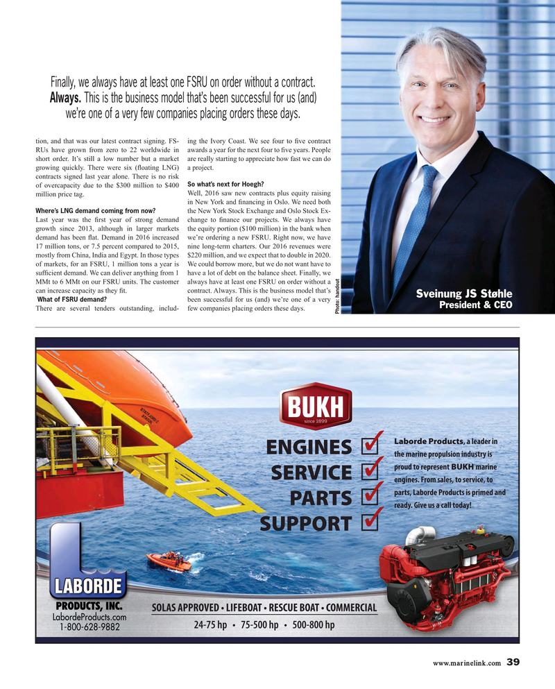 Maritime Reporter Magazine, page 39,  May 2017