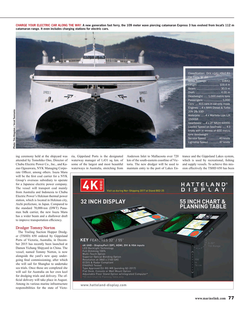 Maritime Reporter Magazine, page 77,  May 2017