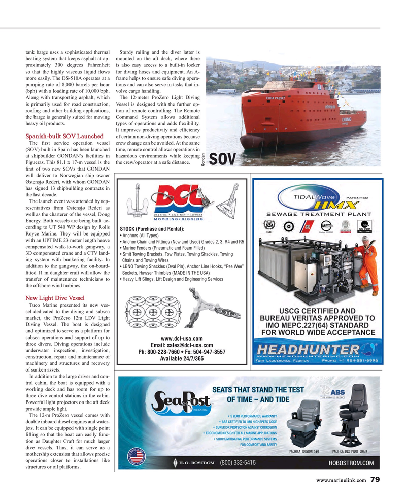 Maritime Reporter Magazine, page 79,  May 2017