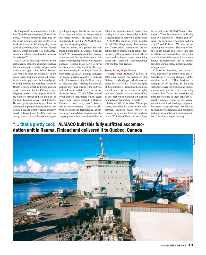 Maritime Reporter Magazine, page 19,  Jun 2017