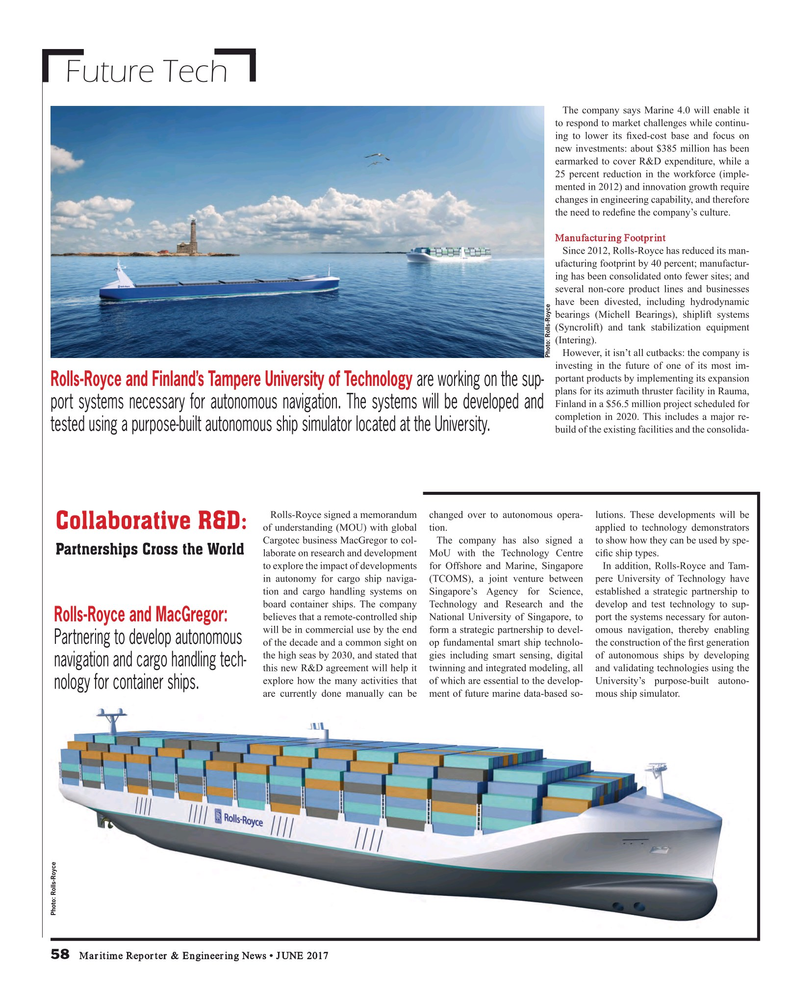 Maritime Reporter Magazine, page 58,  Jun 2017