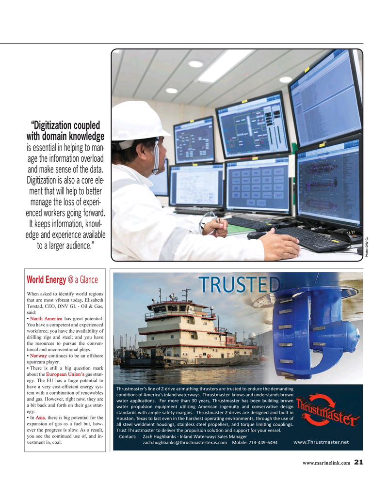 Maritime Reporter Magazine, page 21,  Jul 2017