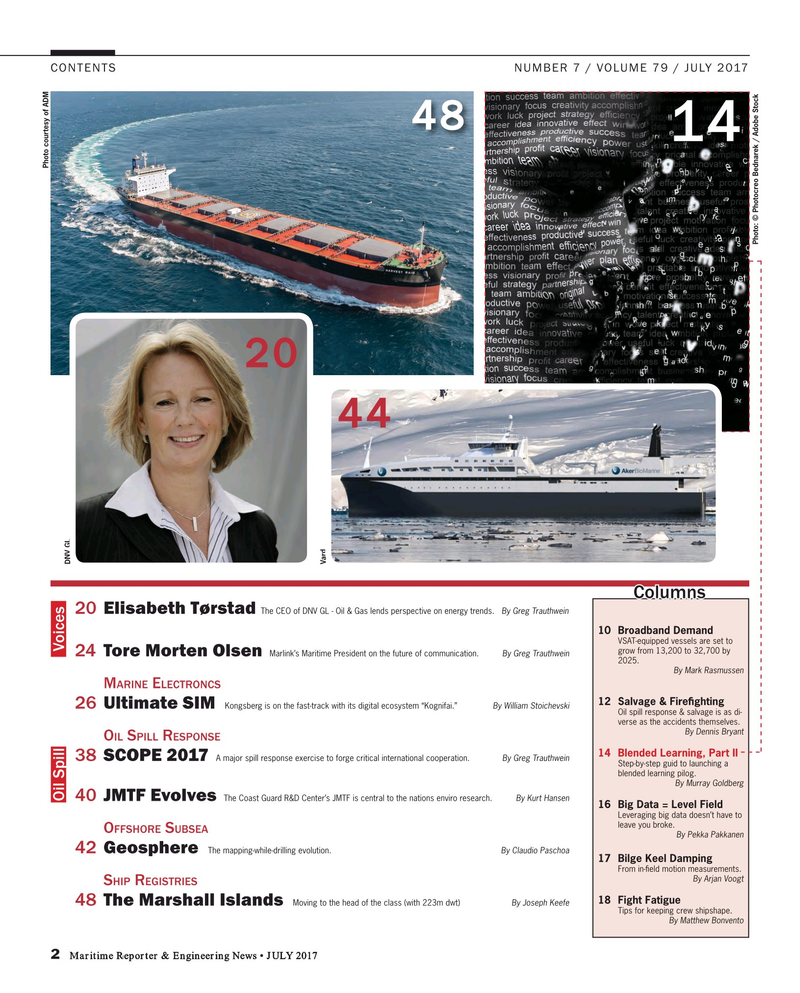 Maritime Reporter Magazine, page 2,  Jul 2017