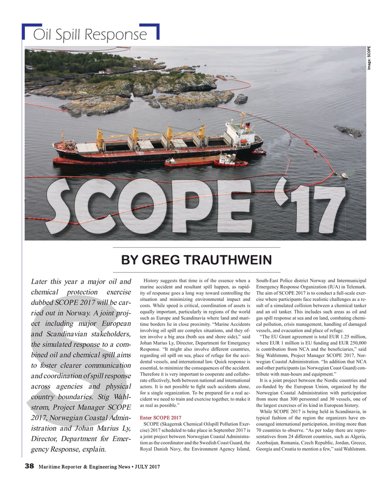 Maritime Reporter Magazine, page 38,  Jul 2017