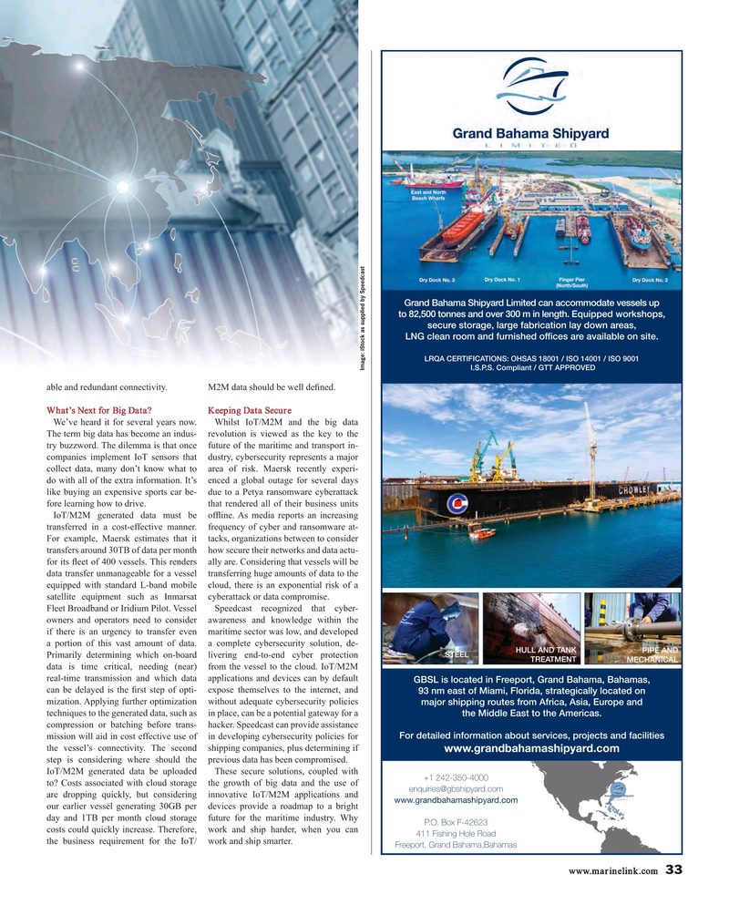 Maritime Reporter Magazine, page 33,  Aug 2017