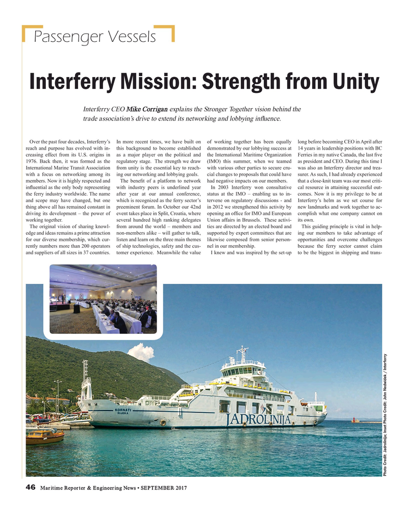 Maritime Reporter Magazine, page 46,  Sep 2017
