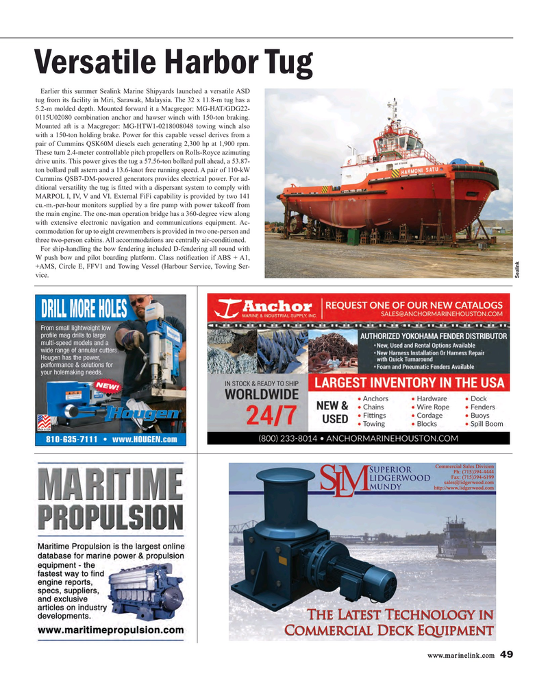 Maritime Reporter Magazine, page 49,  Sep 2017