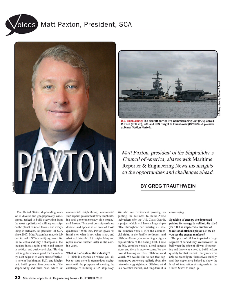 Maritime Reporter Magazine, page 22,  Oct 2017