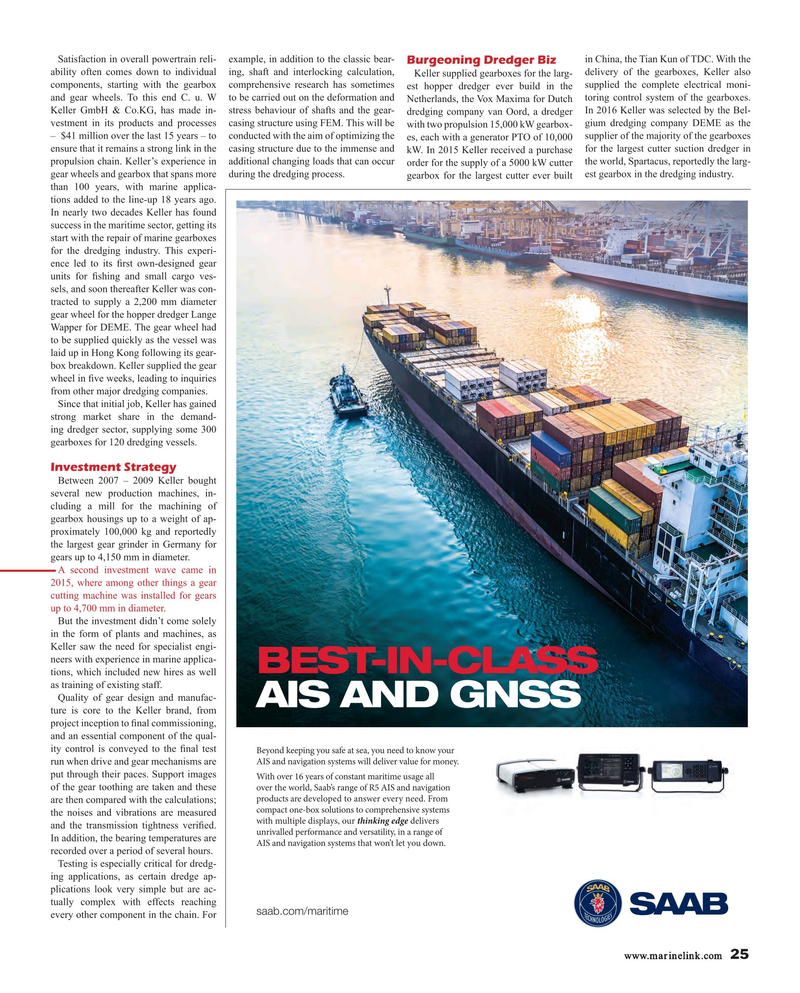 Maritime Reporter Magazine, page 25,  Oct 2017