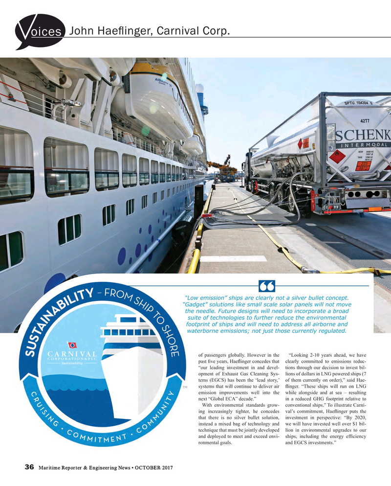 Maritime Reporter Magazine, page 36,  Oct 2017