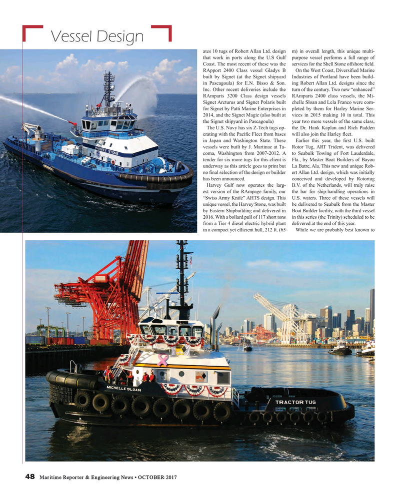 Maritime Reporter Magazine, page 48,  Oct 2017