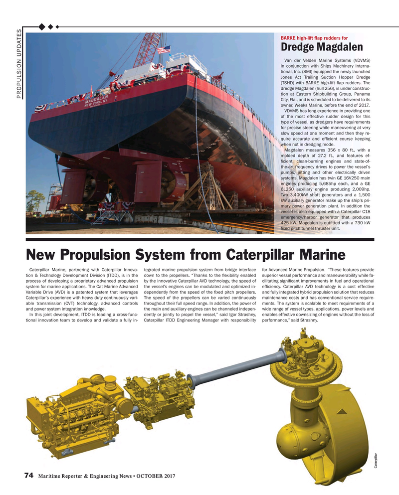 Maritime Reporter Magazine, page 74,  Oct 2017