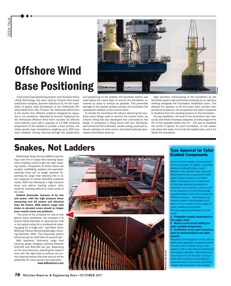 Maritime Reporter Magazine, page 78,  Oct 2017