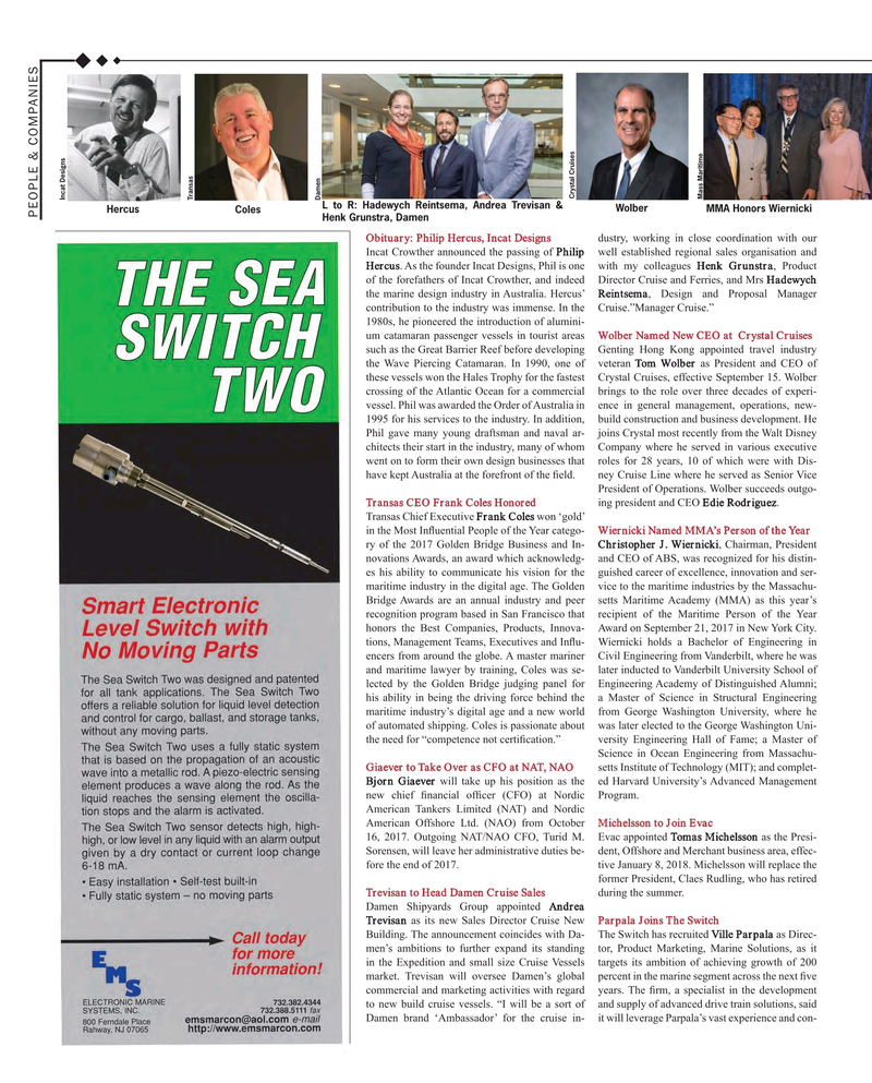 Maritime Reporter Magazine, page 82,  Oct 2017