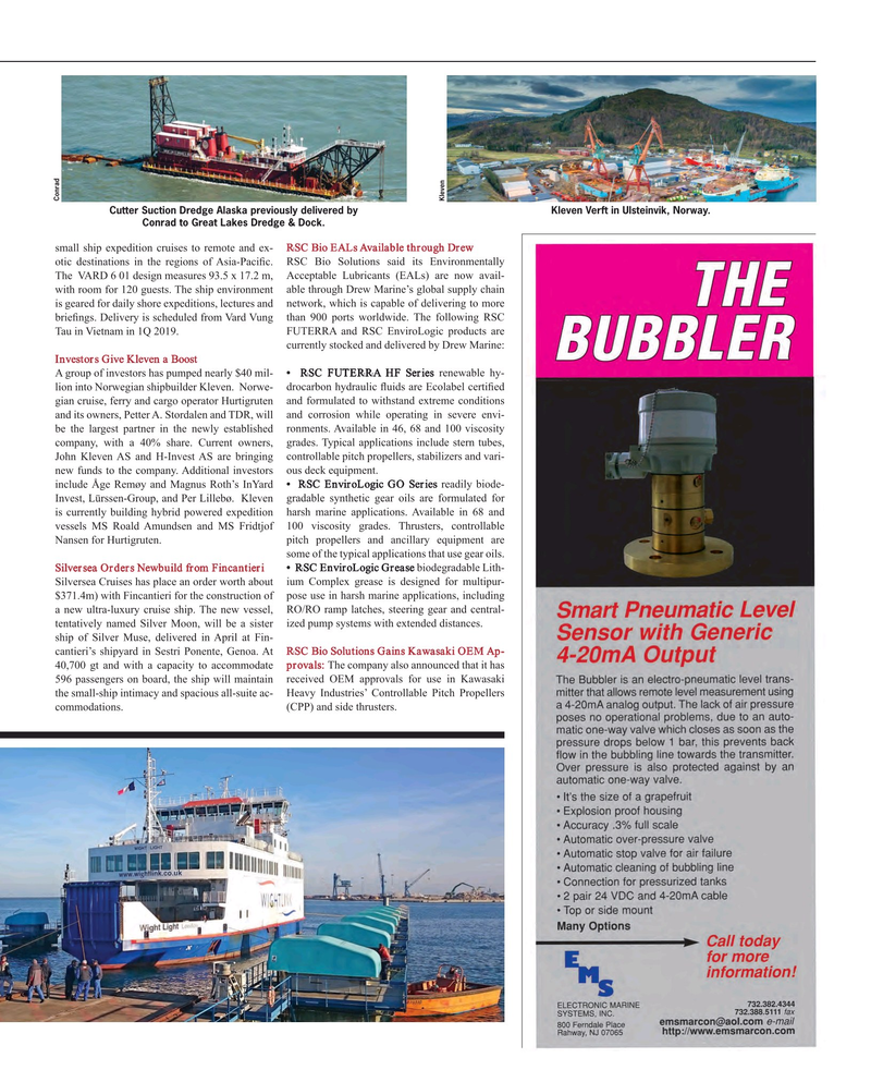 Maritime Reporter Magazine, page 85,  Oct 2017