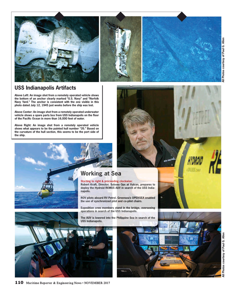 Maritime Reporter Magazine, page 110,  Nov 2017