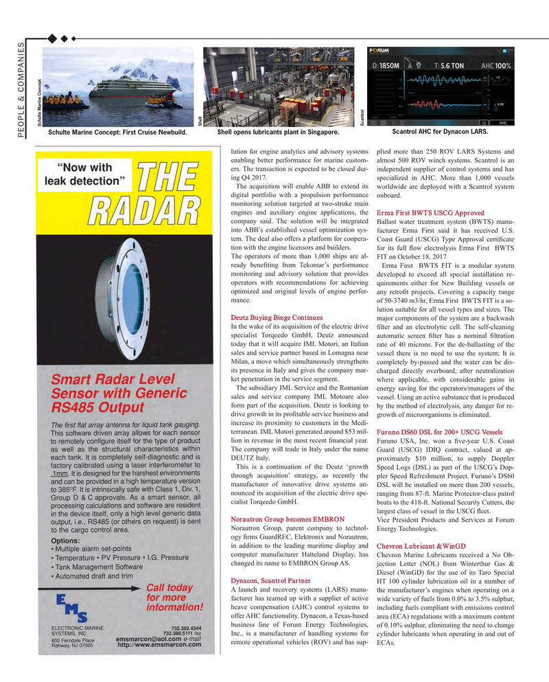 Maritime Reporter Magazine, page 116,  Nov 2017