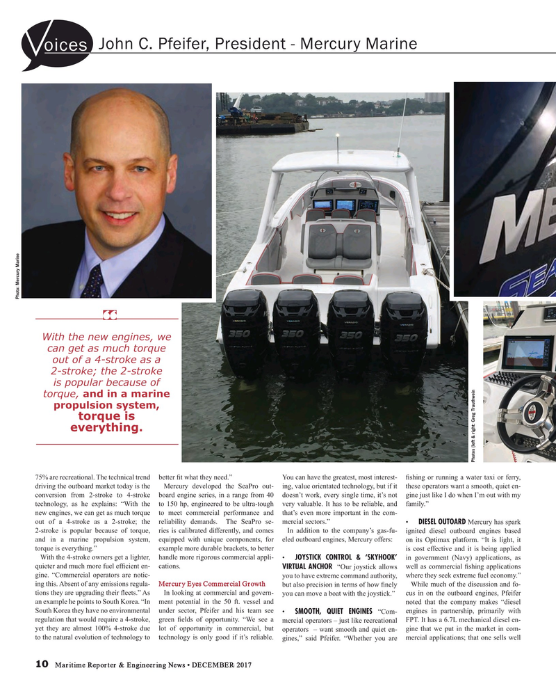 Maritime Reporter Magazine, page 10,  Dec 2017