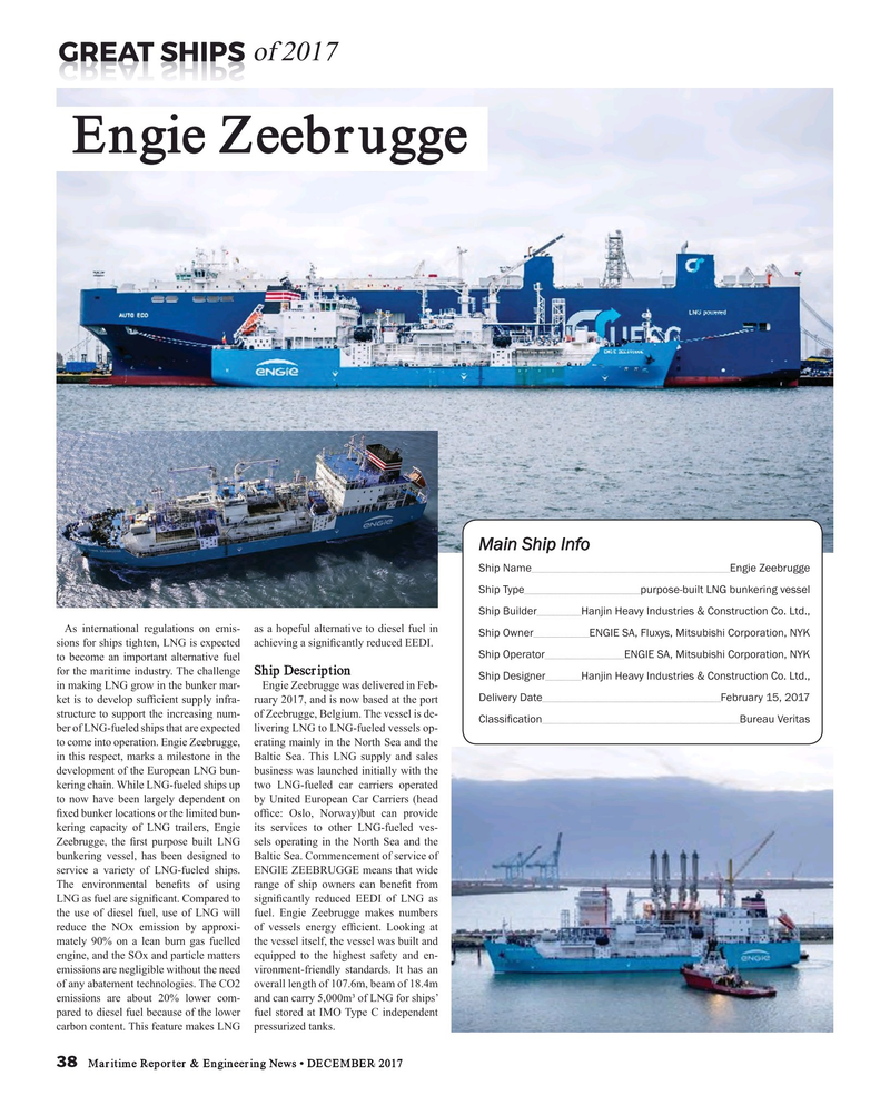 Maritime Reporter Magazine, page 38,  Dec 2017
