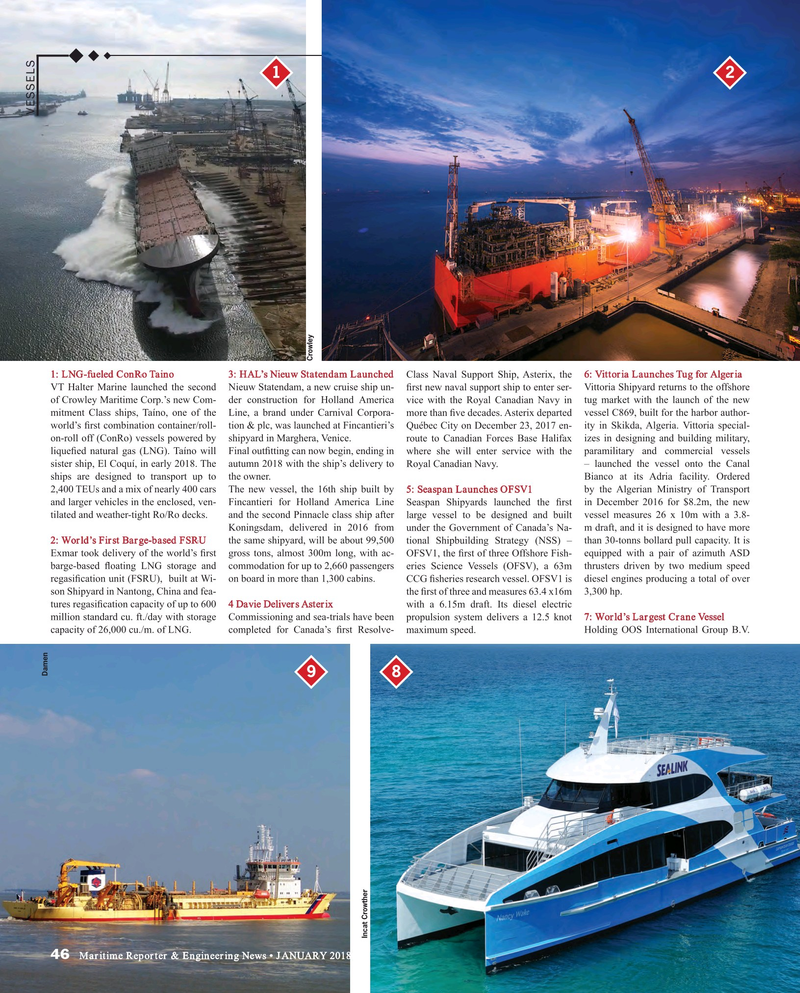 Maritime Reporter Magazine, page 46,  Jan 2018