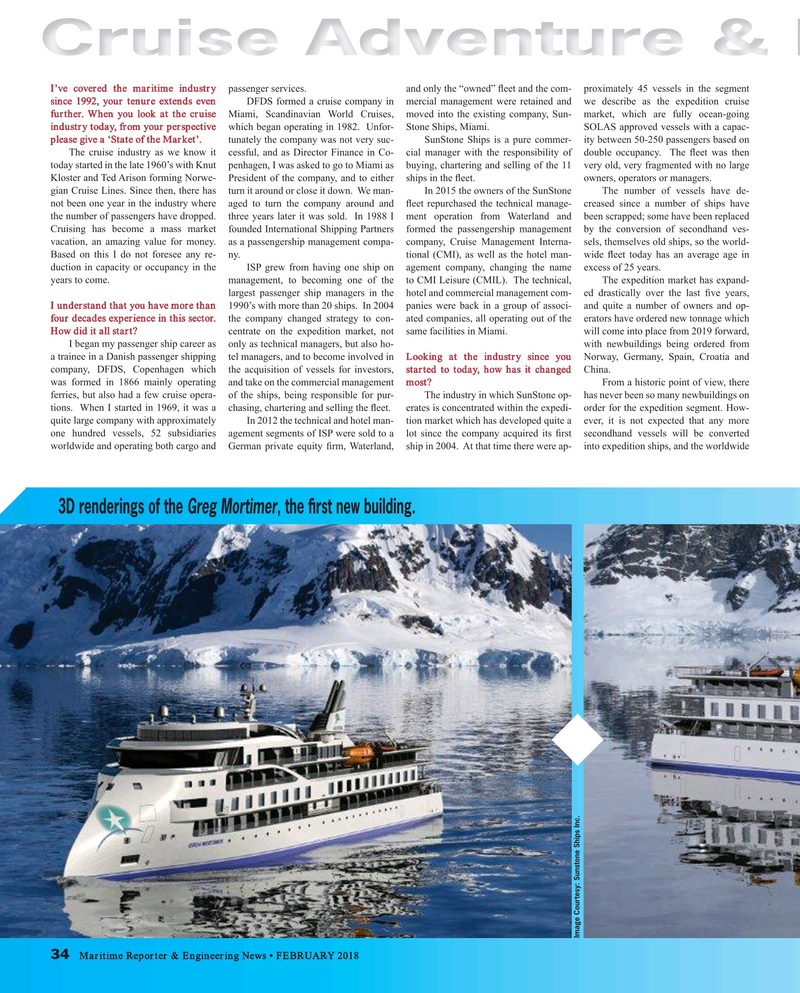 Maritime Reporter Magazine, page 34,  Feb 2018