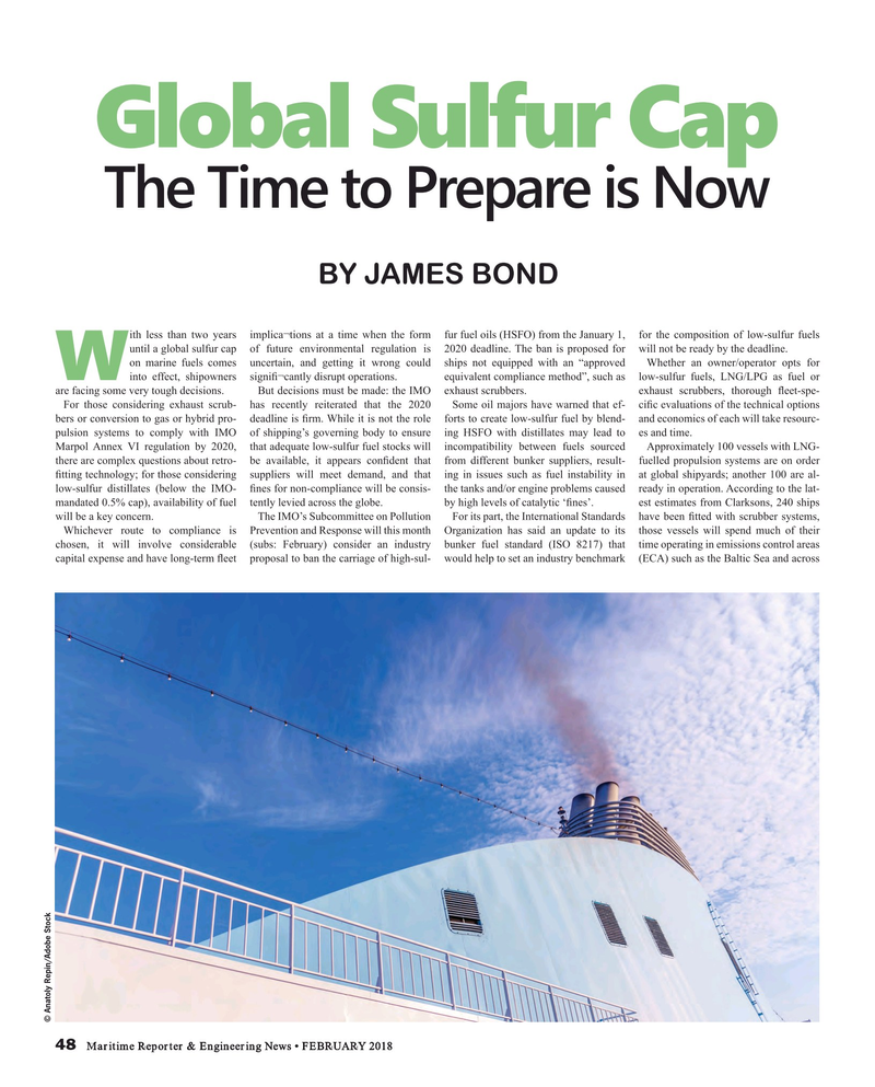 Maritime Reporter Magazine, page 48,  Feb 2018