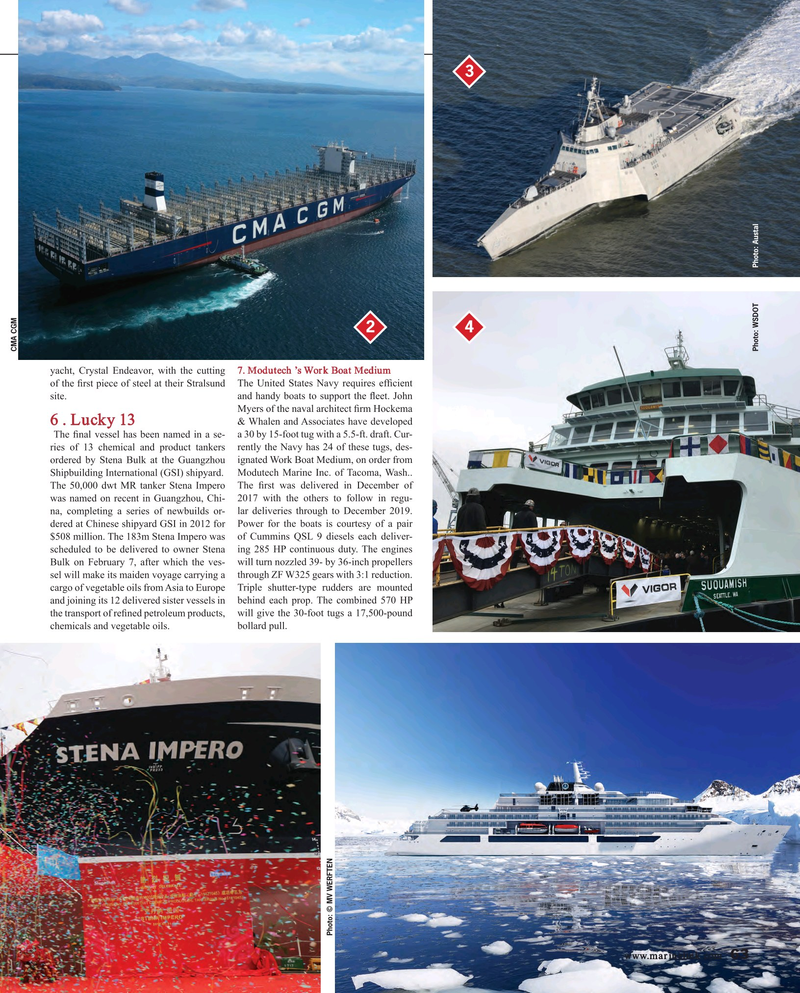Maritime Reporter Magazine, page 63,  Feb 2018