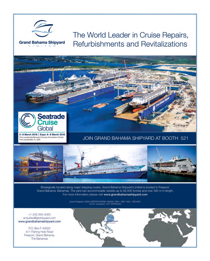Maritime Reporter Magazine, page 4th Cover,  Feb 2018