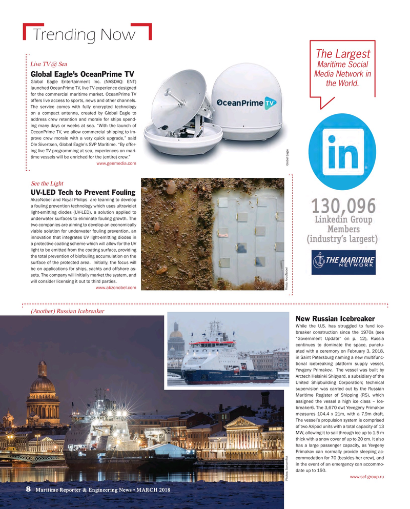 Maritime Reporter Magazine, page 8,  Mar 2018