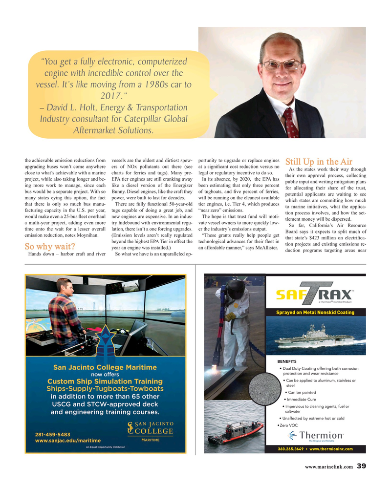 Maritime Reporter Magazine, page 39,  Mar 2018