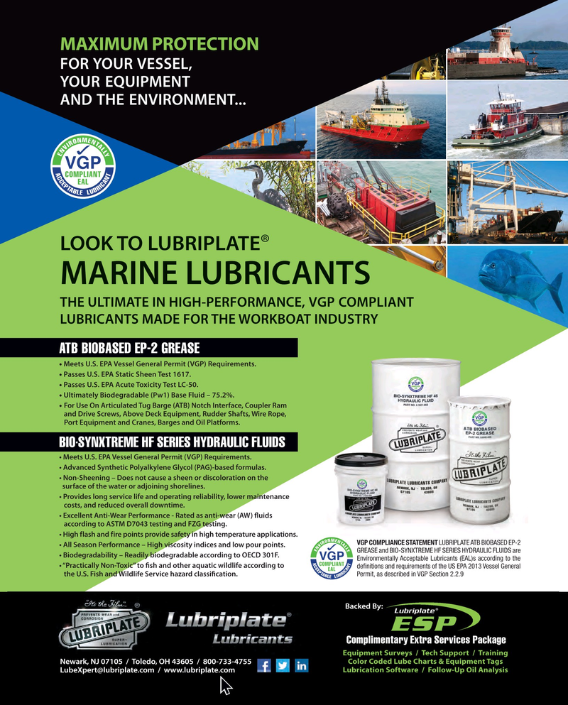 Maritime Reporter Magazine, page 3rd Cover,  Mar 2018