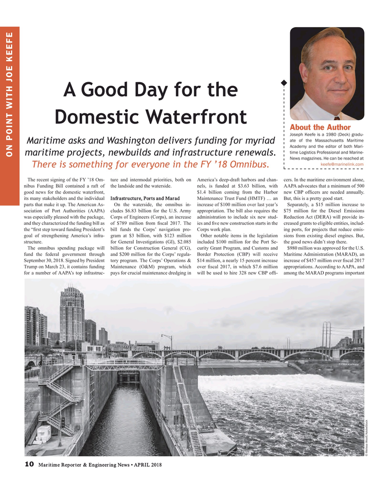 Maritime Reporter Magazine, page 10,  Apr 2018