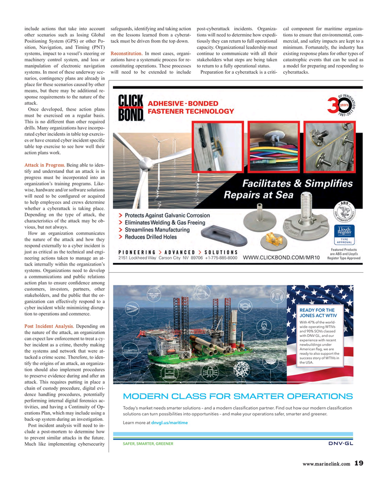 Maritime Reporter Magazine, page 19,  Apr 2018