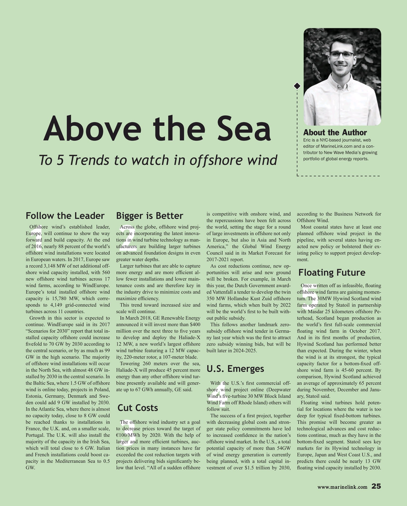 Maritime Reporter Magazine, page 25,  Apr 2018