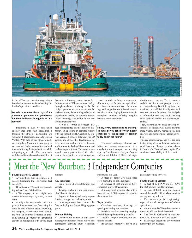 Maritime Reporter Magazine, page 36,  Apr 2018