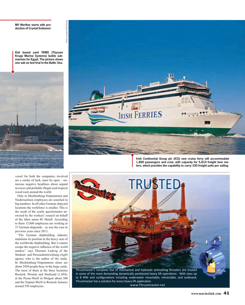 Maritime Reporter Magazine, page 41,  Apr 2018