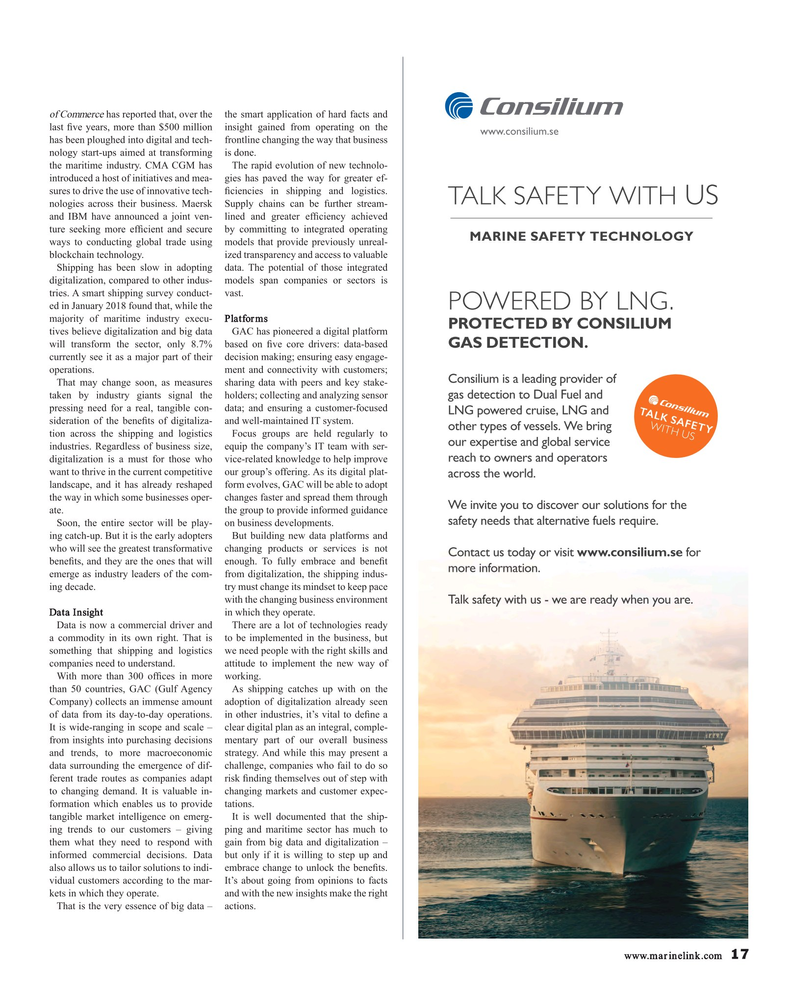 Maritime Reporter Magazine, page 17,  May 2018