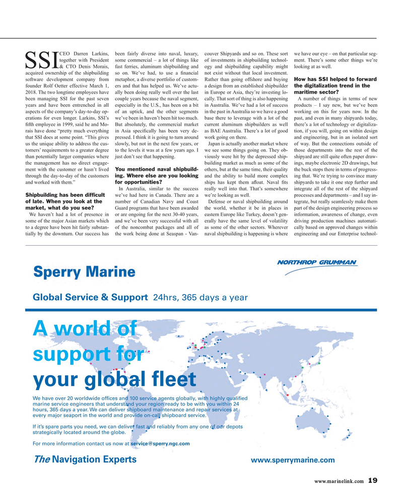 Maritime Reporter Magazine, page 19,  May 2018