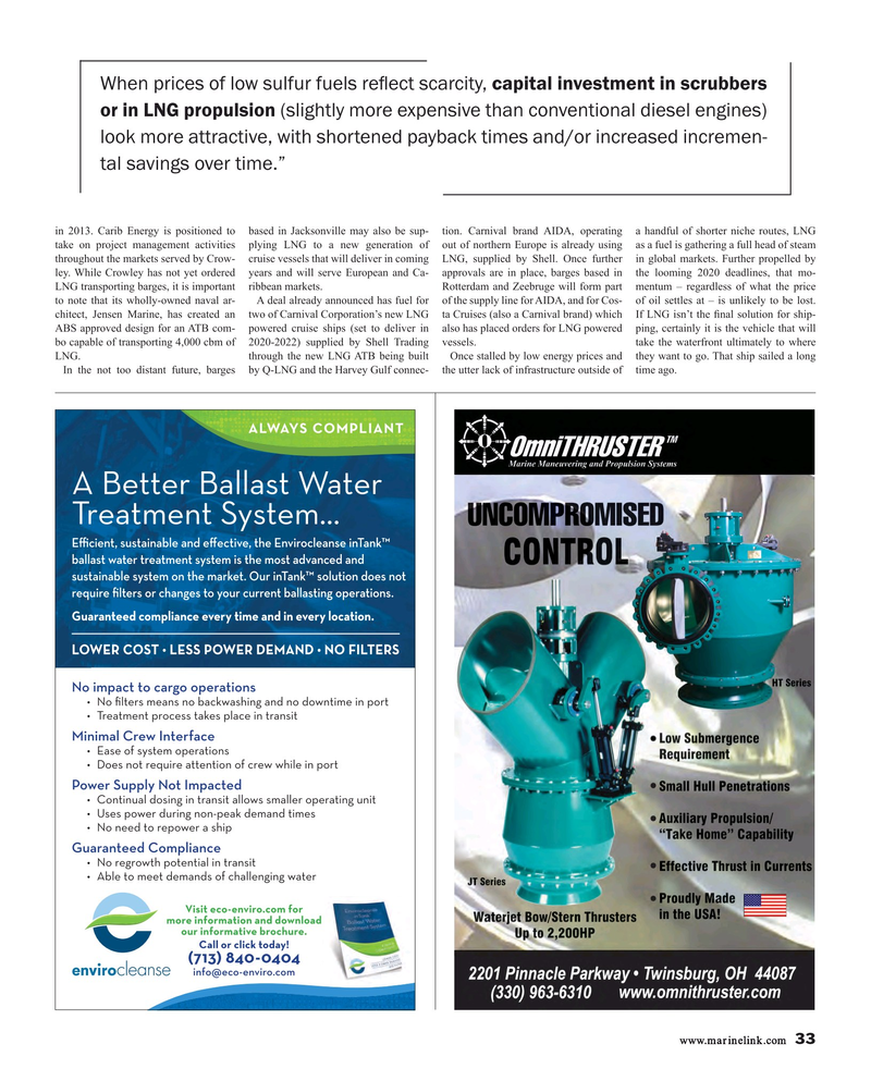 Maritime Reporter Magazine, page 33,  May 2018