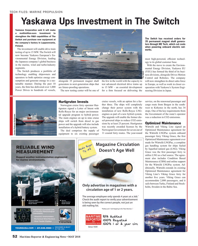 Maritime Reporter Magazine, page 52,  May 2018