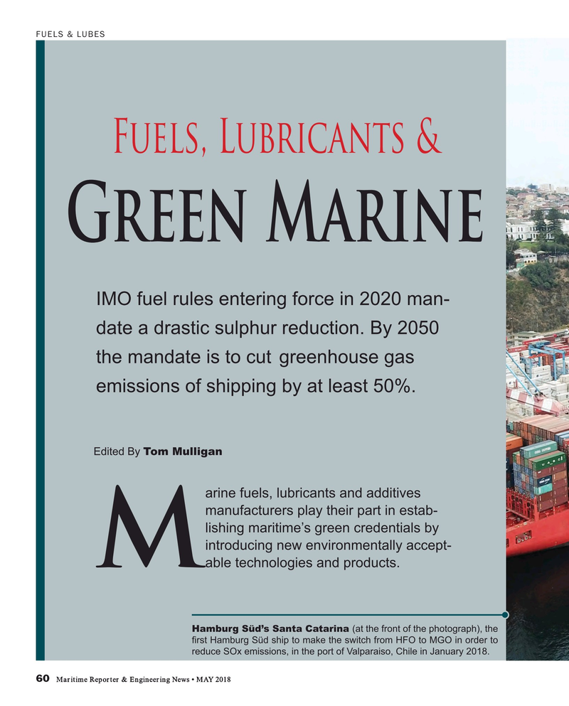 Maritime Reporter Magazine, page 60,  May 2018