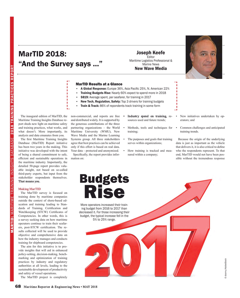 Maritime Reporter Magazine, page 68,  May 2018